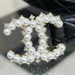 CHANEL pearl rhinestone  logo belt 20mm - Image 3