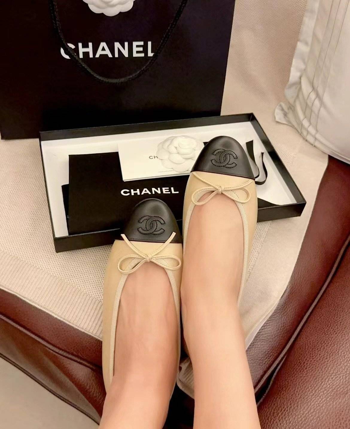 微信图片_20240701150407.jpg CHANEL BALLET FLATS - Image 1