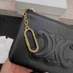 CELINE COIN AND CARD POUCH CUIR TRIOMPHE IN SMOOTH CALFSKIN - Image 4