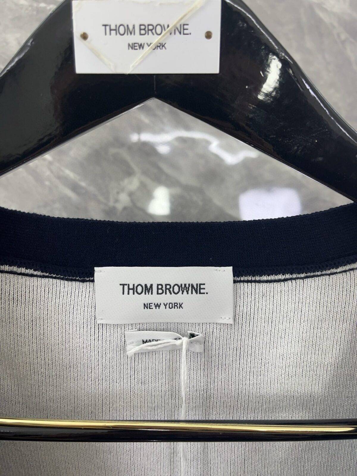 THOM BROWNE  Classic puppy knitted cardigan - Image 11