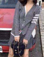 THOM BROWNE Knitted cardigan