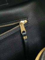 BALENCIAGA Women's Carrie Bowling Bag Medium in Black - Image 7
