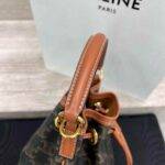 CELINE TEEN CLARA BAG IN Triomphe Canvas and calfskin - Image 6