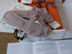 HERMES  ORAN EPSOM Slippers - Image 2