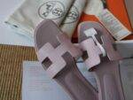 HERMES  ORAN EPSOM Slippers - Image 9