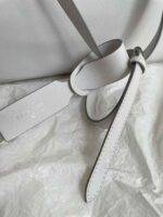 BALENCIAGA Women's Carrie Bowling Bag in White - Image 4