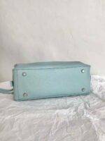 BALENCIAGA Women's Carrie Bowling Bag in Mineral Green - Image 3