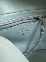 BALENCIAGA Women's Carrie Bowling Bag in Mineral Green - Image 6