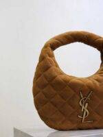 YSL ICARINO in quilted suede - Image 3