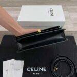 CELINE DUO WALLET ON STRAP IN Triomphe Canvas and Calfskin - Image 8