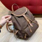 MIUMIU Canvas and leather backpack - Image 2