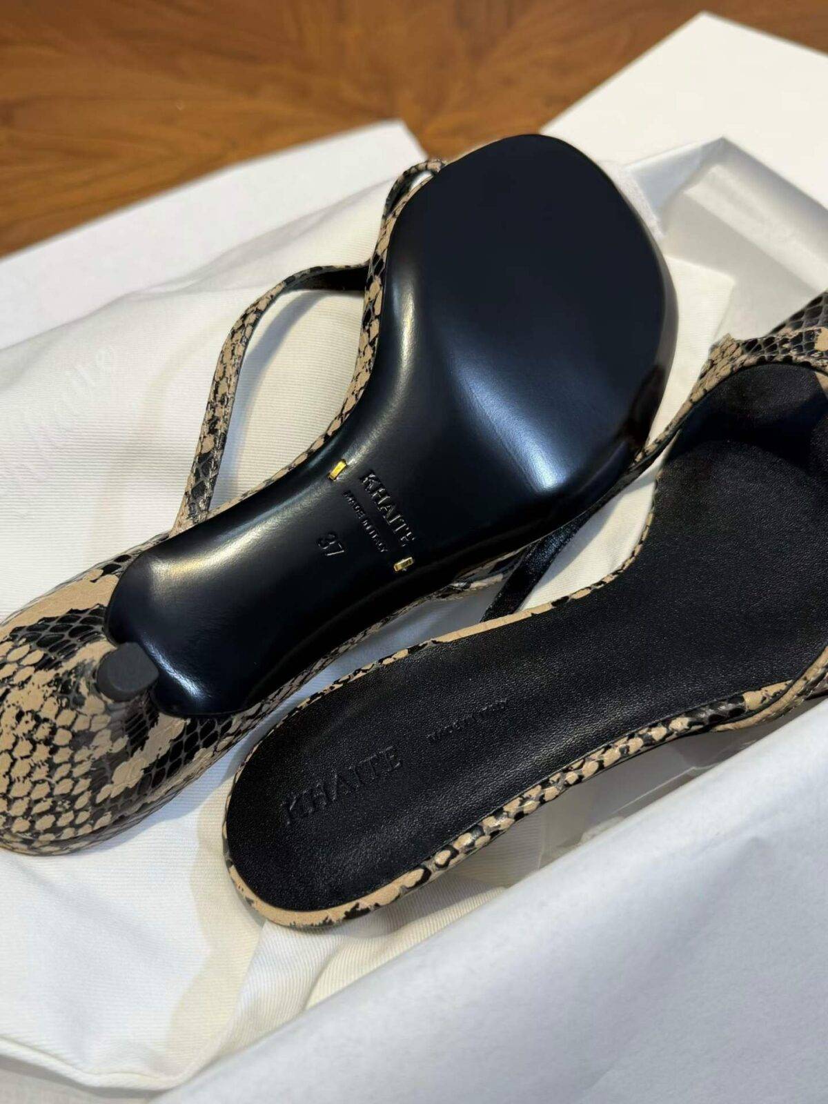 KHAITE Serpentine cat heel sandals - Image 9