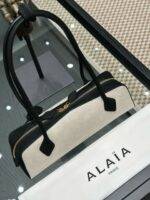 ALAIA LE TECKEL MEDIUM BAG IN CANVAS - Image 10