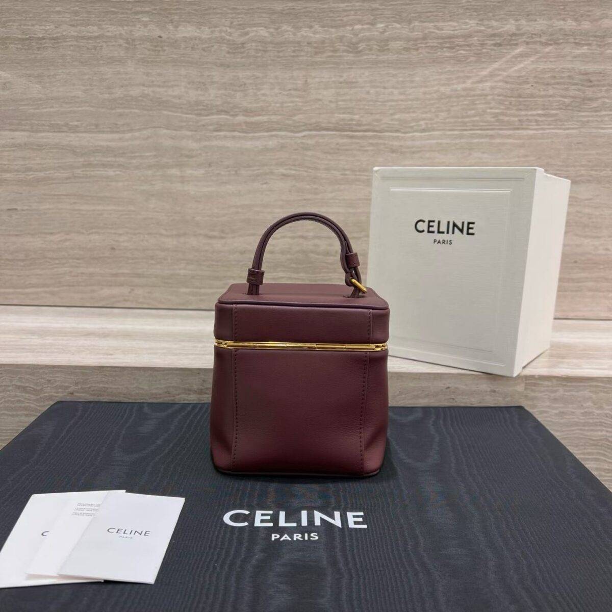 CELINE CUBE IN SUPPLE CALFSKIN - Image 2