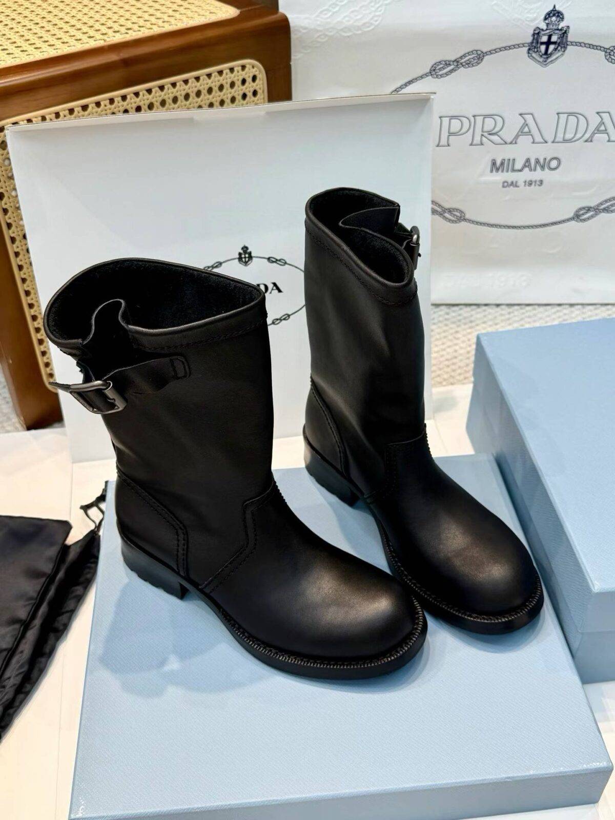 PRADA Vintage Ankle Boots - Image 8
