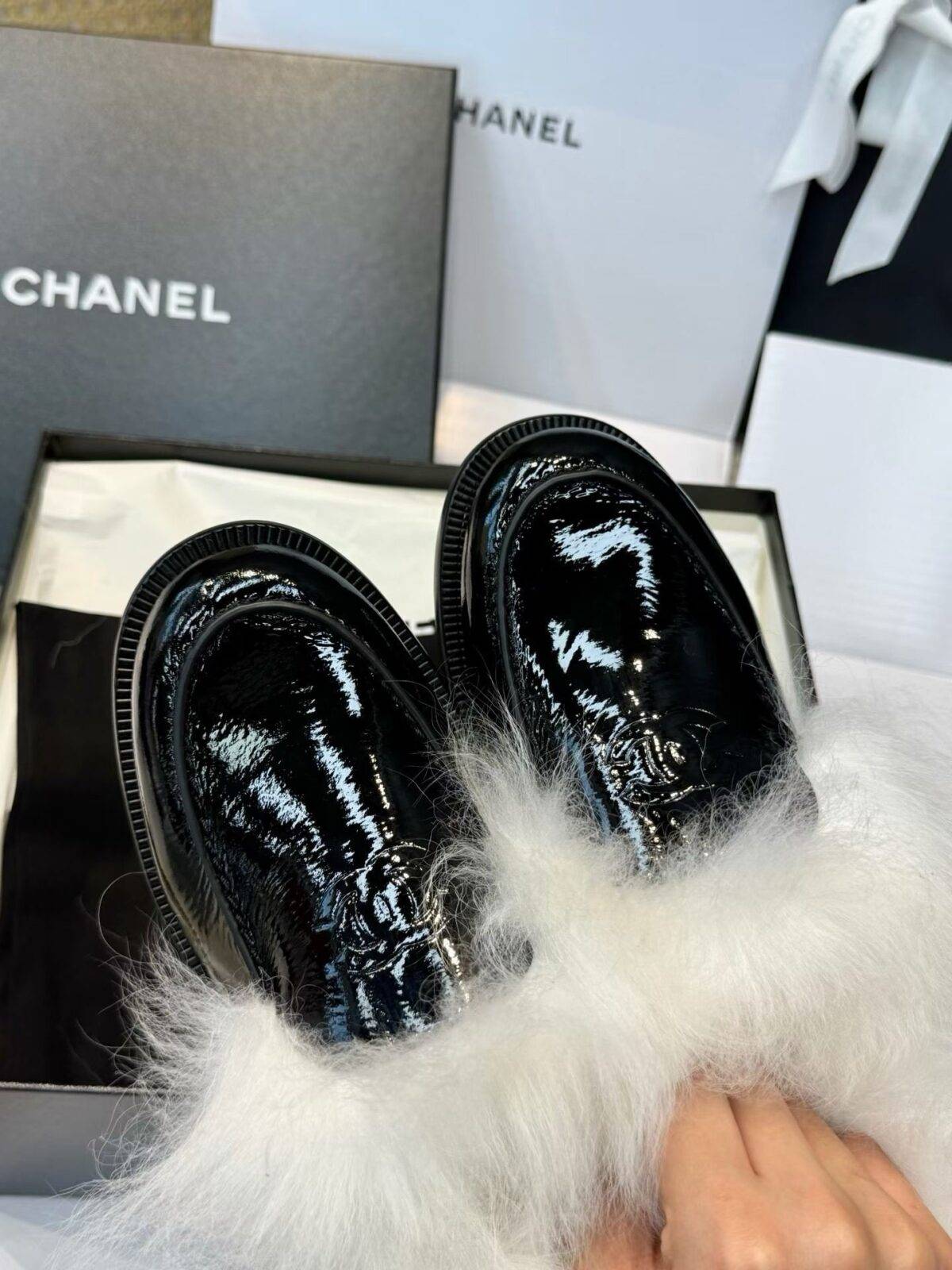 CHAENL Fuzzy Loafers - Image 5