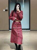 CHAENL Midi Skirt