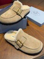PRADA Baotou Fuzzy Slippers - Image 6