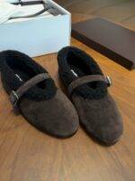 ALAIA Lambswool Ballet Flats - Image 6