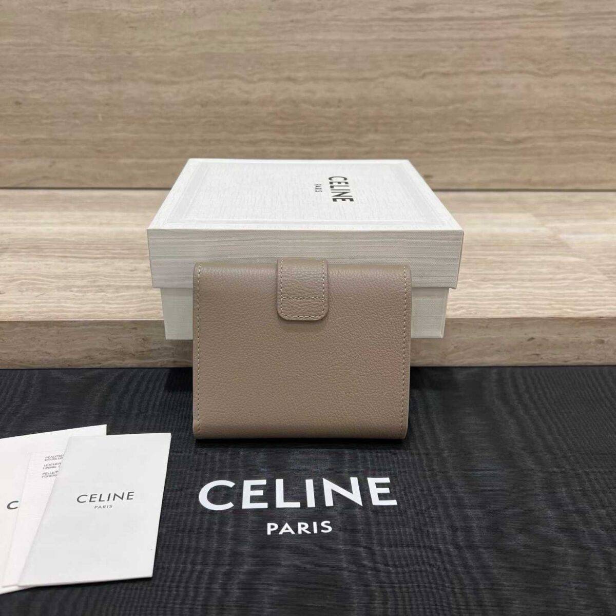 CELINE FINE STRAP WALLET NINO IN SUPPLE GRAINED CALFSKIN - Image 2