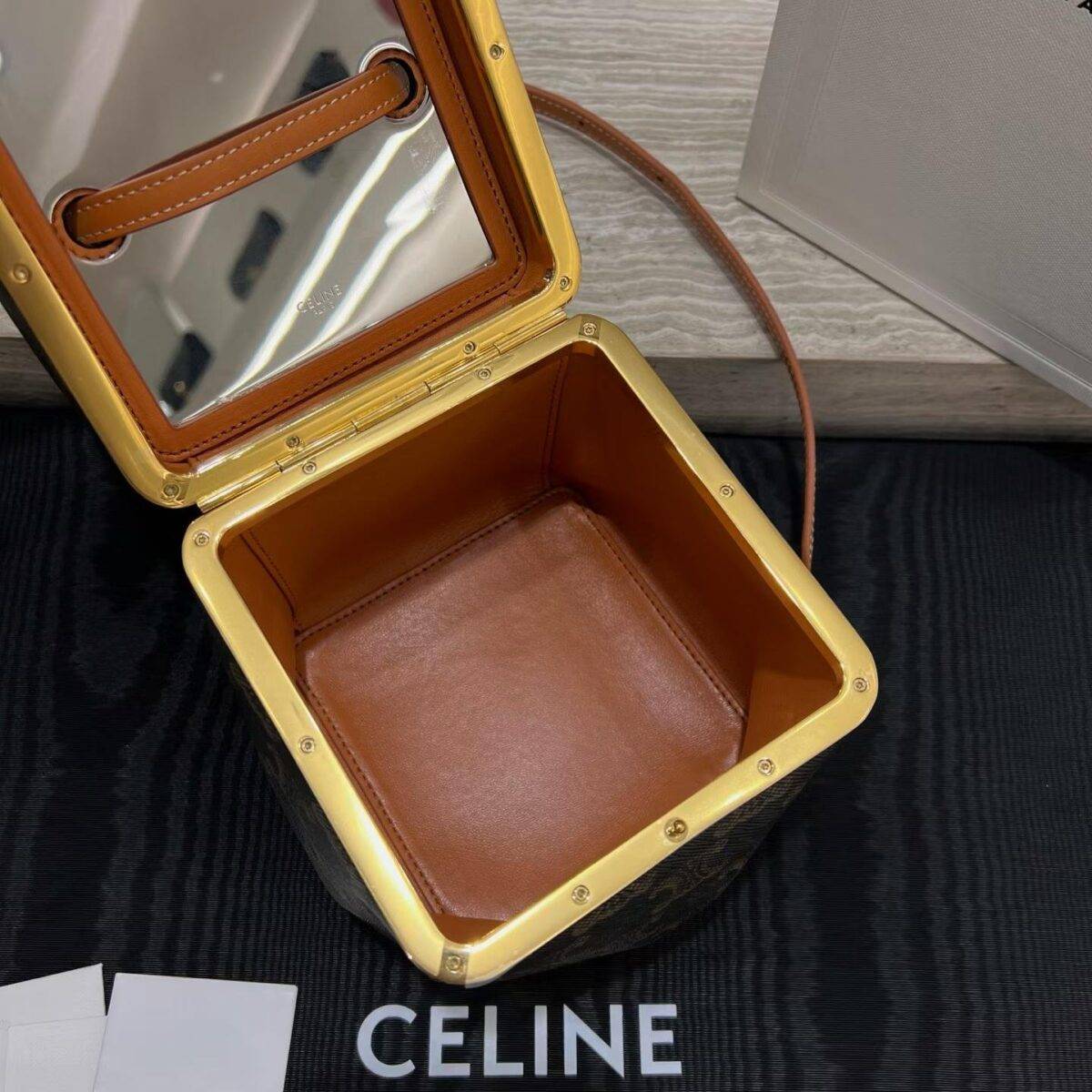 CELINE CUBE IN SUPPLE CALFSKIN - Image 5