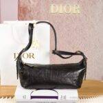 DIOR D-Journey Bag in Crinkled Calfskin