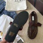 ALAIA 2025 Fishnet Shoes - Image 13